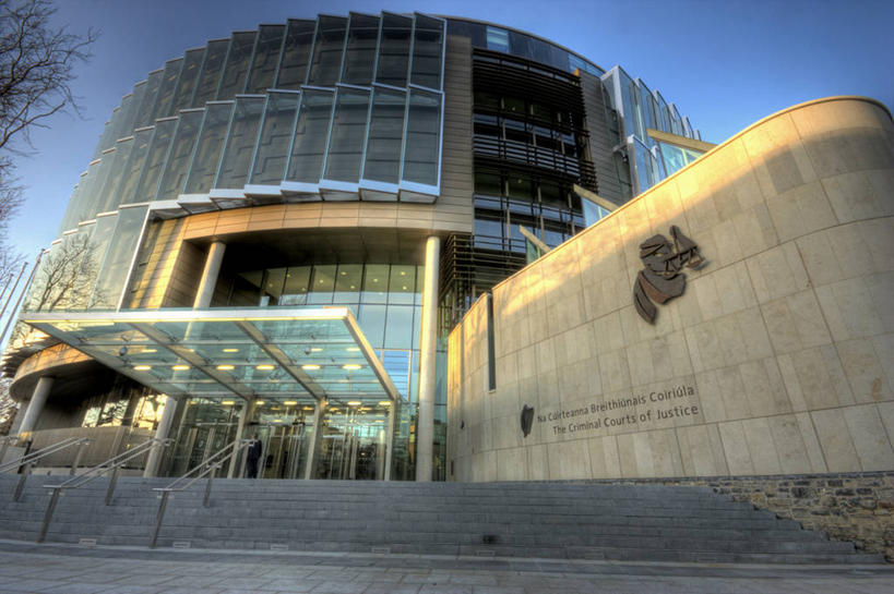 无人,横图,室外,白天,建筑,爱尔兰,法院,首都,现代,摄影,万里无云,伦斯特省,彩图,法律