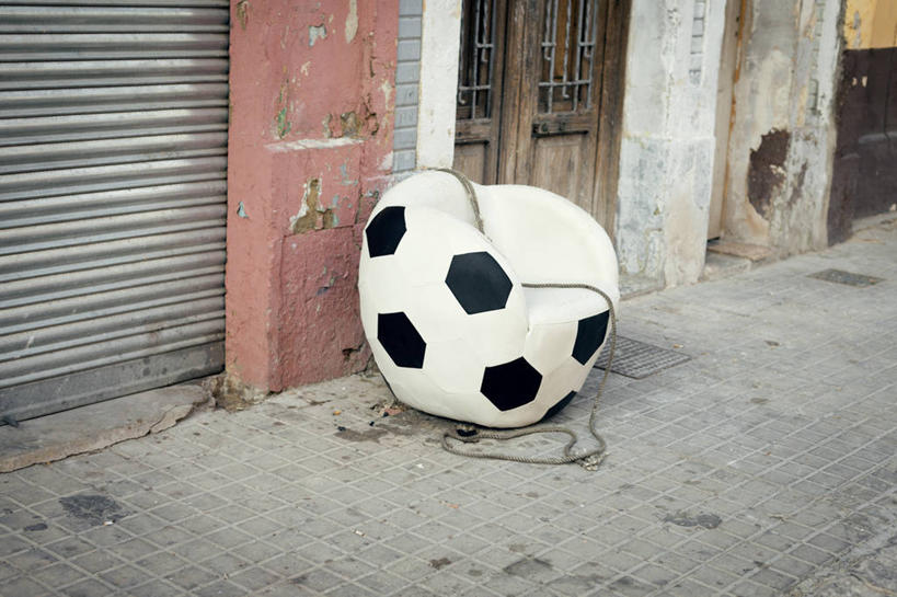 无人,横图,室外,白天,足球,建筑,椅子,西班牙,摄影,巴伦西亚省,彩图