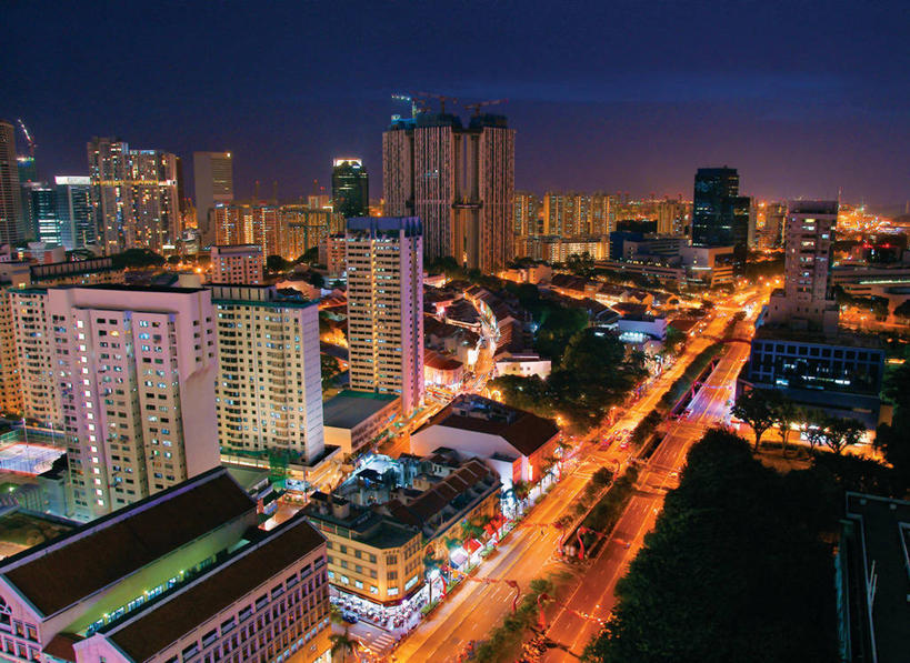 无人,横图,俯视,室外,度假,美景,城市风光,城市,建筑,路,新加坡,中秋节,庆祝,景观,唐人街,桥,交通,娱乐,享受,休闲,景色,放松,运输,摄影,照亮,彩图,高角度拍摄,传统文化,传统节日