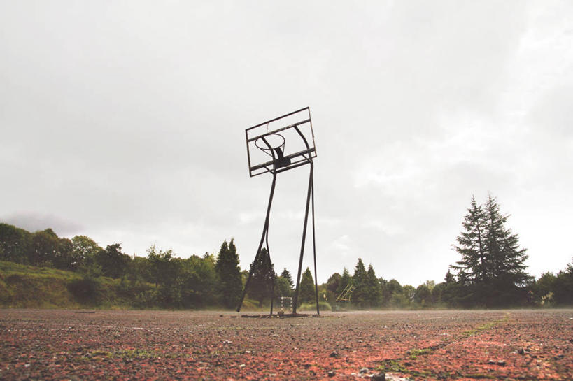 无人,体育馆,运动场,横图,室外,白天,运动,西班牙,篮球框,球场,体育场,树,天空,自然,摄影,运动馆,彩图