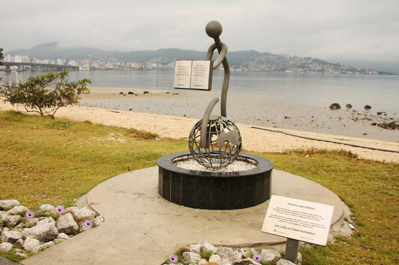 无人,横图,室外,白天,通讯,海洋,山,城市,雕塑,巴西,艺术,圆形,地形,圣经,拿着,现代,天空,摄影,基督教,灵性,想法,彩图