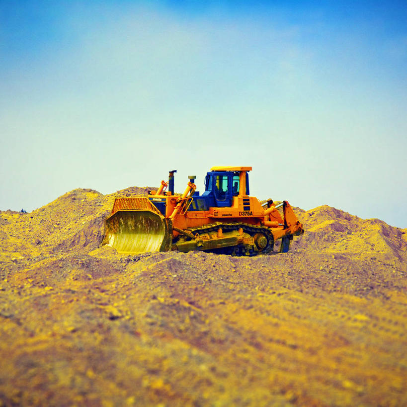 无人,方图,室外,白天,建筑业,西班牙,巴塞罗那,工作,沙子,泥土,云,自然,摄影,堆,加泰隆尼亚,推土机,发展,彩图