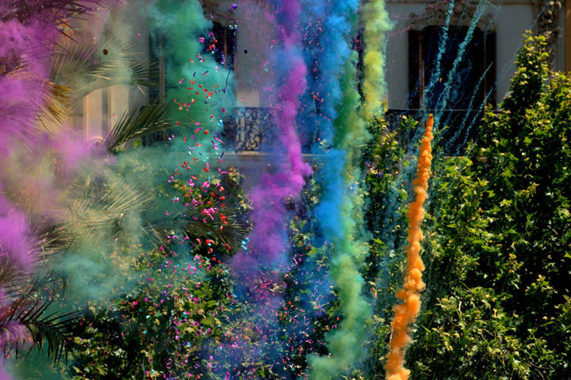 无人,横图,室外,白天,爆炸,植物,西班牙,庆祝,焰火,烟,摄影,多样,巴伦西亚省,彩图,传统文化