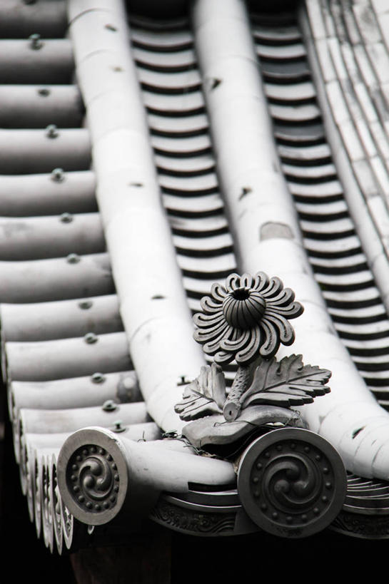 无人,寺庙,竖图,黑白,室外,白天,建筑,日本,日本文化,屋顶,摄影,宗教,京都府,创造力,宗教建筑,二条城,南禅寺,设计