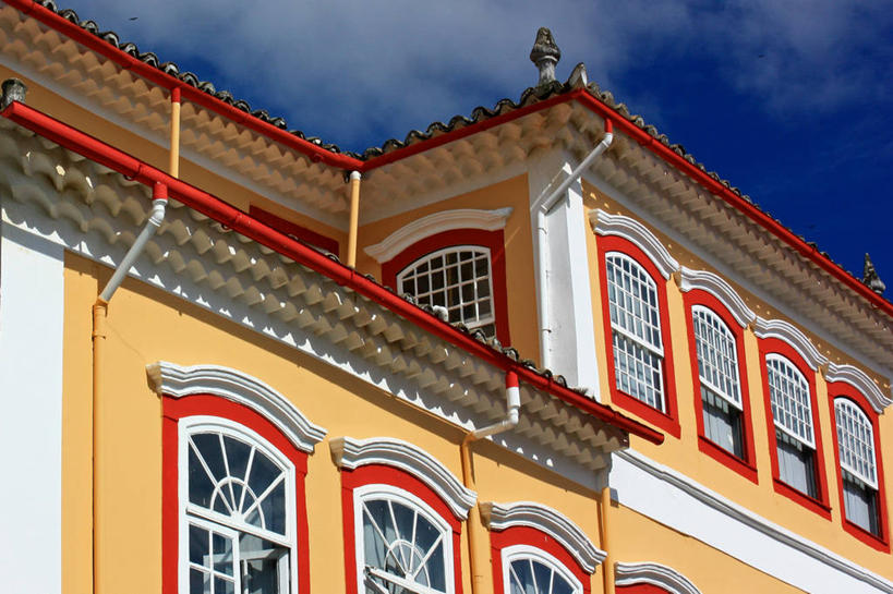 无人,横图,室外,仰视,窗户,建筑,巴西,屋顶,云,拱门,天空,摄影,宁静,米纳斯吉拉斯州,巴西文化,彩图,低角度拍摄