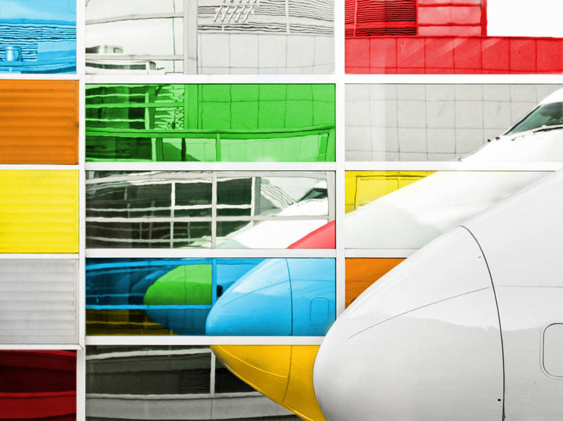 无人,机场,横图,室外,白天,飞机,建筑,德国,反射,运输,摄影,多样,法兰克福,想法,彩图