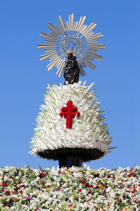 无人,竖图,室外,白天,西班牙,欧洲,庆祝,花,摄影,宗教,脆弱,基督教,南欧,清新,万里无云,西班牙王国,阿拉贡,阿拉贡自治区,萨拉戈萨,萨拉戈萨省,彩图