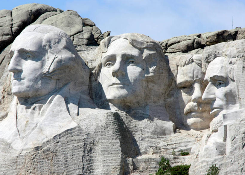 无人,横图,室外,白天,美国,标志,符号,标识,摄影,花岗岩,权威,领导,政治,美国文化,南达科他州,性别符号,美国总统,把握,岩石,彩图,男性符号,掌控