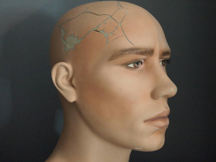 秃头,无人,横图,黑色背景,标志,符号,人造模特,标识,模仿,摄影,毁灭,性别符号,光头,无发,彩图,影棚拍摄,男性符号