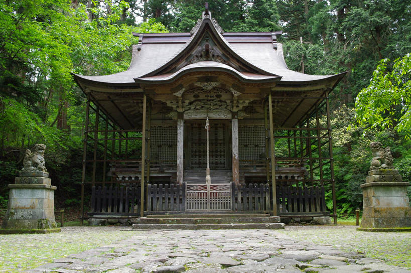 无人,横图,室外,白天,建筑,日本,日本文化,树,自然,摄影,神殿,福井县,彩图