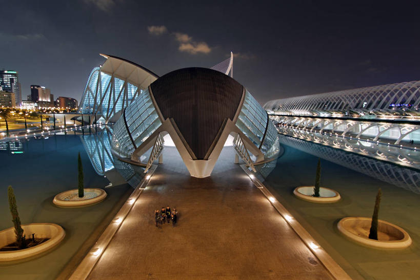 横图,俯视,室外,夜晚,商务,团队,技术,城市,建筑,西班牙,云,天空,摄影,巴伦西亚省,彩图,高角度拍摄