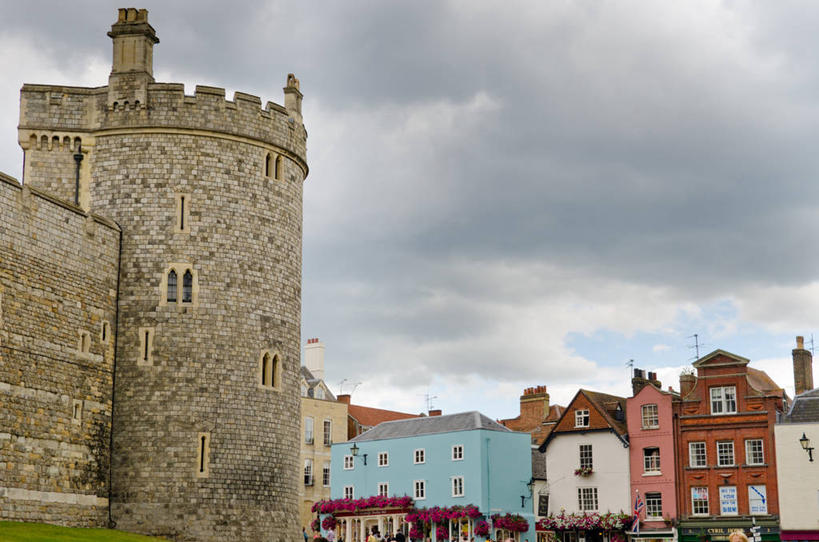 横图,室外,白天,建筑,英国,城堡,云,历史,摄影,英国文化,波克夏,温莎公爵城堡,彩图