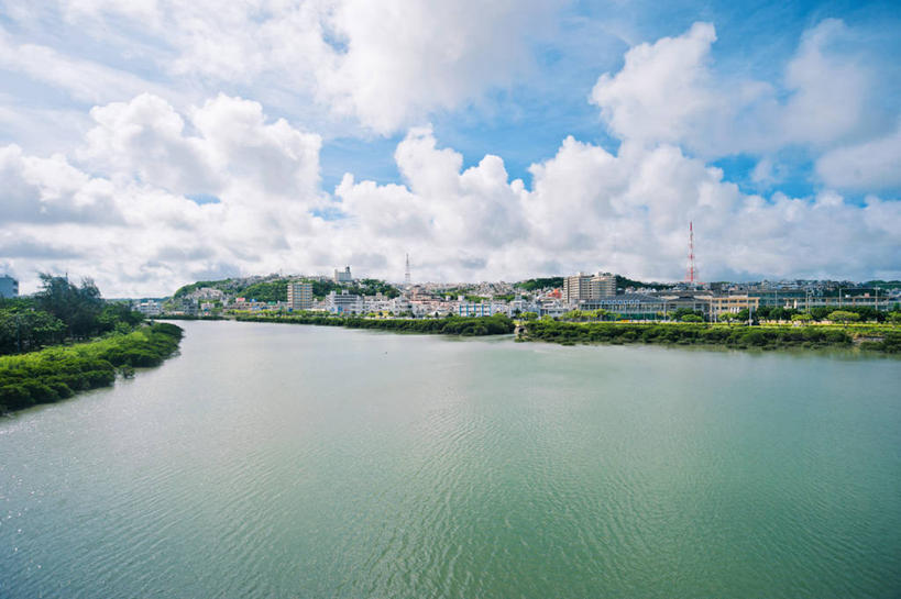 无人,横图,室外,白天,河流,美景,日本,景观,云,那霸,风景,天空,自然,景色,摄影,宁静,冲绳县,自然风光,彩图