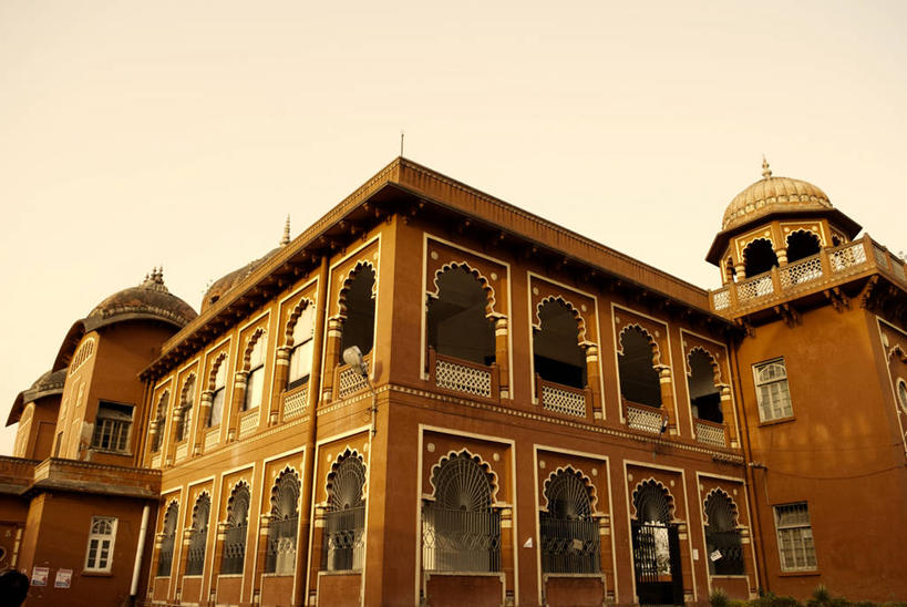 无人,横图,室外,建筑,印度,拱门,历史,黄昏,摄影,要塞,万里无云,比哈尔,彩图