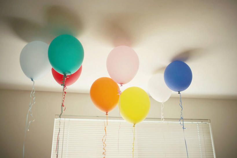 无人,横图,室内,白天,仰视,天花板,美国,庆祝,气球,摄影,多样,纽约州,彩图,低角度拍摄