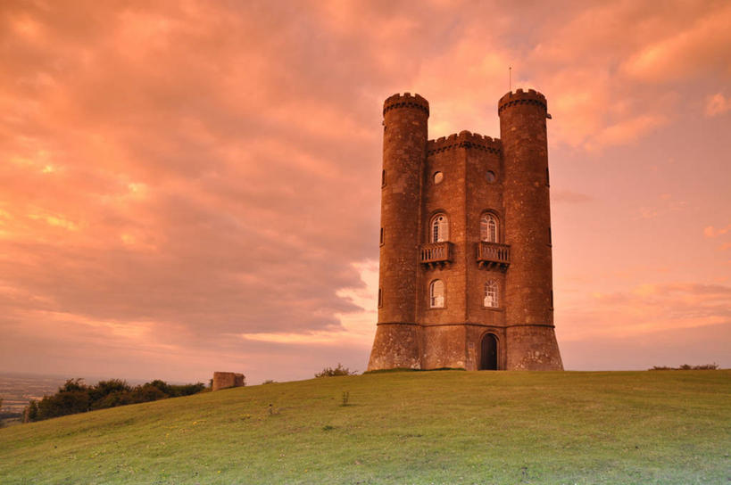 无人,横图,室外,日落,山,建筑,英国,晚霞,霞光,云,落日,历史,黄昏,彩霞,摄影,宁静,夕照,薄暮,夕阳,彩图,傍晚,斜阳