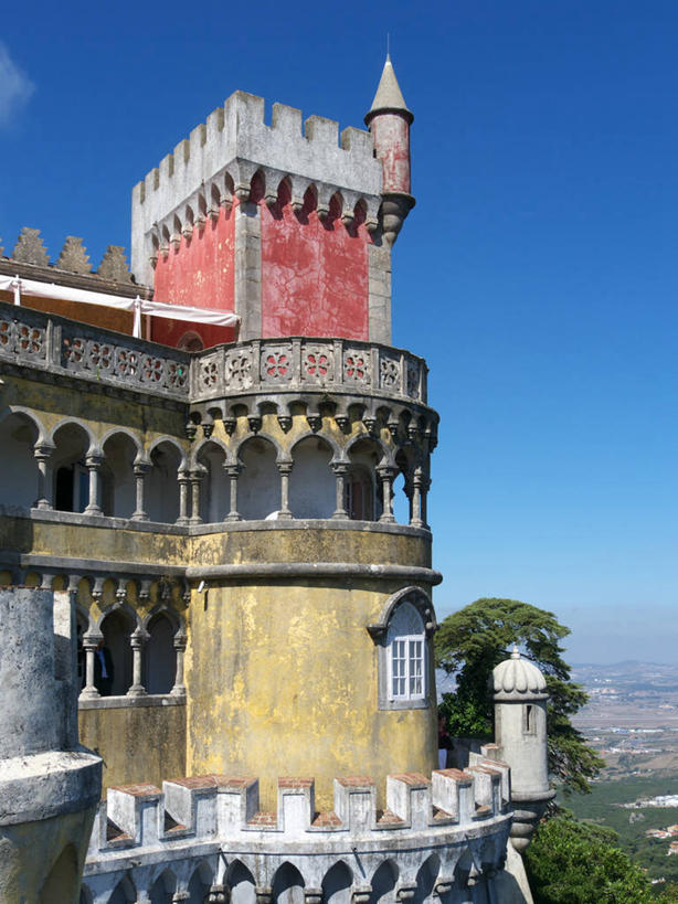 无人,宫殿,竖图,室外,白天,建筑,葡萄牙,柱子,拱门,历史,树,天空,摄影,式样,新特拉,彩图