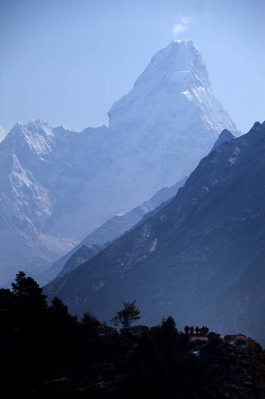 无人,竖图,室外,白天,山脉,雪山,雾,尼泊尔,亚洲,冬天,天气,风景,天空,摄影,宁静,喜马拉雅山脉,彩图,鲲鹏