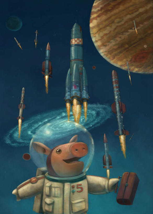 无人,竖图,插画,室外,白天,数码,科技,猪,哥伦比亚,阴影,太空,网络,首都,半空,高光,几何,计算机图形,合成,图画,数码合成,飞,小猪,画,动物,摄影,幽默,电脑合成图,数码合成图,太空服,合成图,漫画,天文学,写实,具体,具象,波哥大,想法,彩图,空间探索