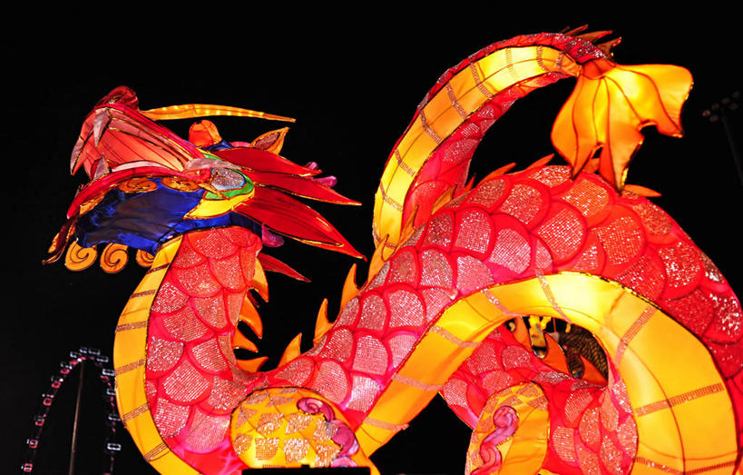 无人,横图,室外,夜晚,照明,新加坡,春节,庆祝,灯笼,纸灯笼,灯具,摄影,照亮,创造力,木偶,照明设备,中国文化,式样,美术工艺,设计,彩图