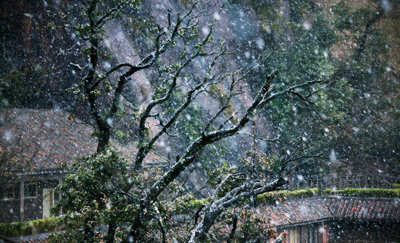 无人,横图,室外,白天,旅游,度假,美景,山,风,屋顶,景观,雪花,冬天,下雪,天气,娱乐,自然,享受,休闲,景色,放松,寒冷,摄影,宁静,自然风光,雪堆,江西省,彩图