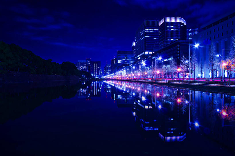 无人,码头,横图,室外,夜晚,河流,天际线,港口,建筑,路灯,东京,日本,日本文化,反射,首都,现代,蓝色,天空,摄影,照亮,发展,丸之内,彩图,摆渡口,埠头,渡口,渡头,港湾,海港,货运码头,口岸,商港