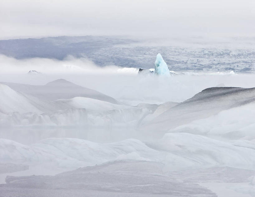 无人,横图,室外,白天,冰山,雾,冬天,天气,霜,天空,寒冷,摄影,宁静,冰河,彩图