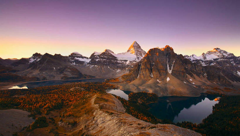 无人,横图,室外,日出,美景,山脉,加拿大,景观,山顶,宏伟,风景,自然,景色,摄影,宁静,早晨,自然风光,纯净,洛矶山脉,大不列颠哥伦比亚,省立公园,彩图