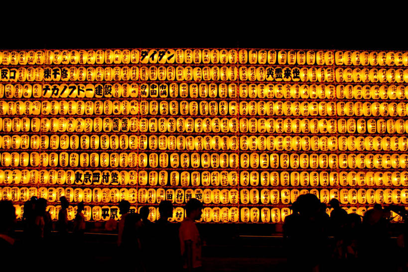 横图,照明,日本,庆祝,日本文化,日文,灯笼,纸灯笼,首都,灯具,摄影,照亮,照明设备,剪影,群众,彩图,传统节日