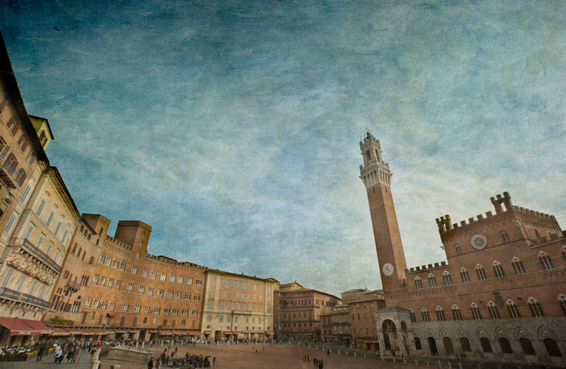 广场,宫殿,横图,室外,白天,建筑,意大利,纹路,纹理,云,历史,天空,地标建筑,摄影,锡耶纳,市政厅,意大利文化,托斯卡纳区,坎波广场,肌理,彩图,广角