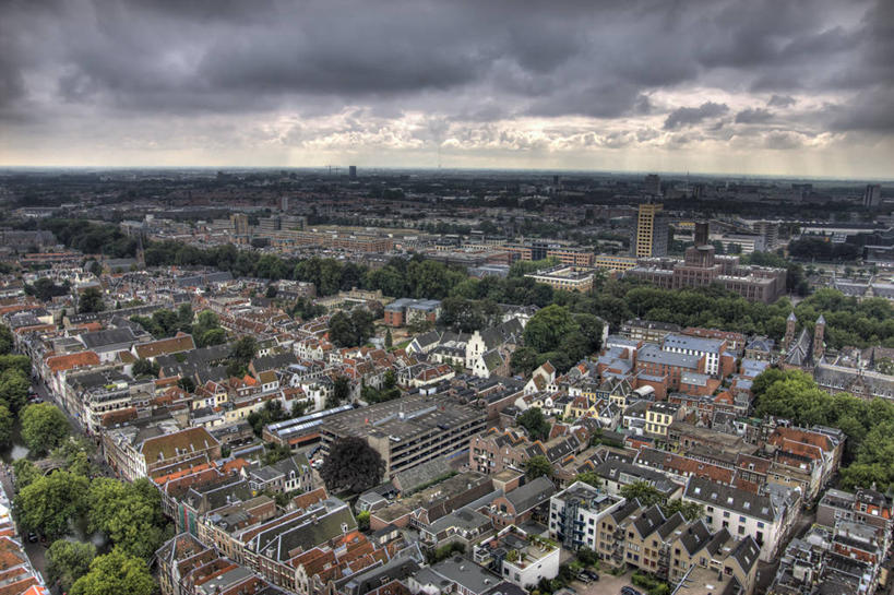 无人,横图,室外,白天,度假,美景,城市风光,城市,建筑,荷兰,景观,乌云,娱乐,树,天空,享受,休闲,景色,放松,摄影,乌特勒支,金融区