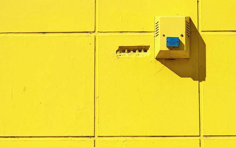 无人,横图,室外,白天,风险,安全,新西兰,阴影,墙,首都,黄色,摄影,警铃,保护,机敏,风管,惠灵顿,危险,全画面,全框架,全帧,全画幅