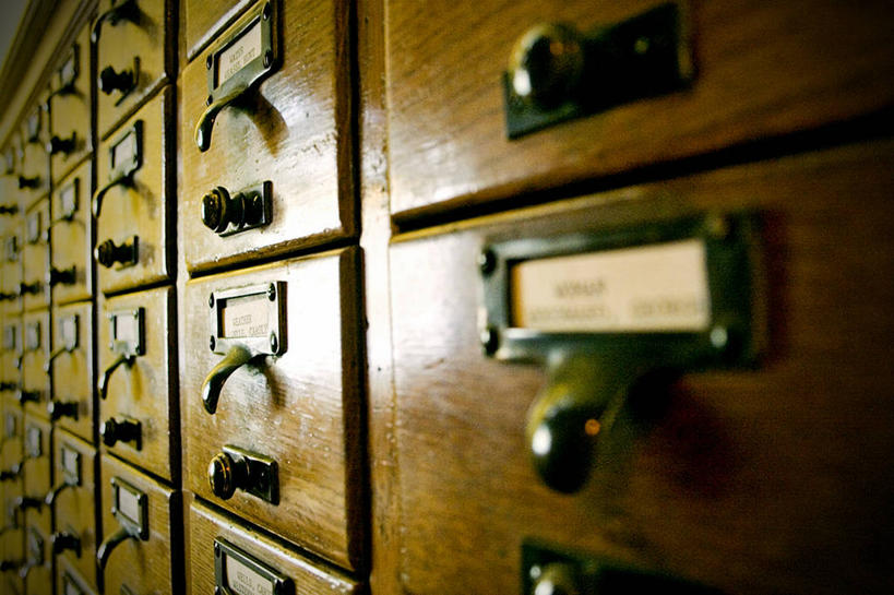 无人,横图,室内,特写,家具,抽屉,美国,一排,整齐,排列,摄影,组织,队列,俄亥俄州,辛辛那提,卡片目录