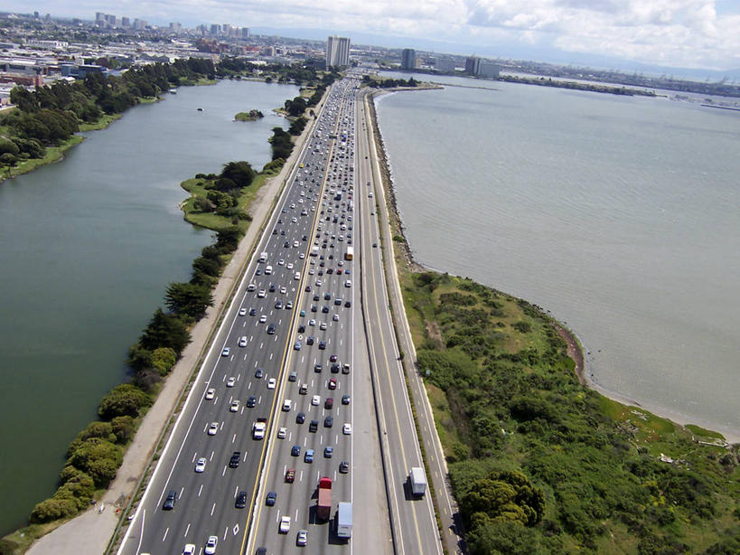 无人,横图,俯视,航拍,室外,白天,度假,旅途,海洋,美景,水,城市风光,城市,路,汽车,美国,景观,云,机动车,娱乐,天空,享受,休闲,景色,放松,运输,摄影,北美,北美洲,鸟瞰,加利福尼亚,美洲,北亚美利加洲,亚美利加洲,伯克利,高角度拍摄,旅行,美利坚合众国