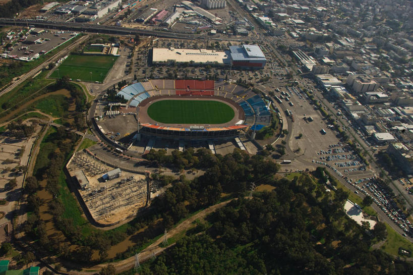 无人,体育馆,运动场,横图,俯视,航拍,室外,白天,建筑,以色列,亚洲,体育场,树,摄影,中东,鸟瞰,西亚,运动馆,以色列国,拉马特甘,足球运动,高角度拍摄,旅行,拉马干,特拉维夫区