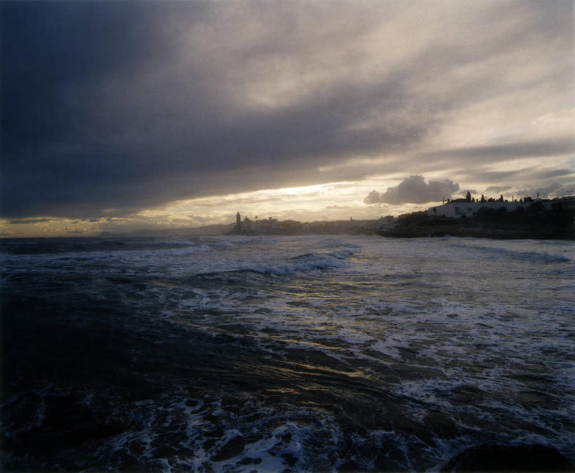无人,横图,室外,白天,海浪,海洋,水,西班牙,巴塞罗那,云,风景,天空,自然,波浪,摄影,宁静,环境,伊比利亚半岛,旅行,锡切斯,巴塞罗那省