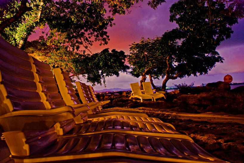 无人,横图,室外,度假,马来西亚,标志,地平线,乌云,云,光亮,天气,天空,黄昏,摄影,照亮,印度支那,浮罗交怡岛,吉打州,海滩,休闲椅,彩图,旅行