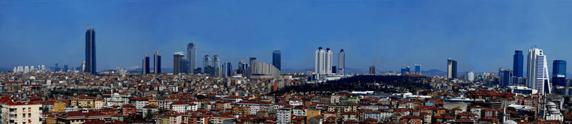 无人,横图,全景,俯视,室外,度假,美景,天际线,城市风光,城市,摩天大楼,欧洲,屋顶,地平线,景观,辽阔,地面,娱乐,天空,享受,休闲,广阔,办公大楼,景色,放松,摄影,生长,一望无际,中东,延伸,市区,伊斯坦布尔,万里无云,天地相交,无边无际,一马平川,彩图,高角度拍摄,旅行,伊斯坦布尔省