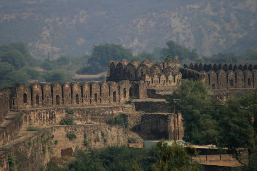无人,横图,室外,白天,建筑,巴基斯坦,山谷,历史,城墙,树,摄影,保护,要塞,拉合尔,彩图,旅行,过去