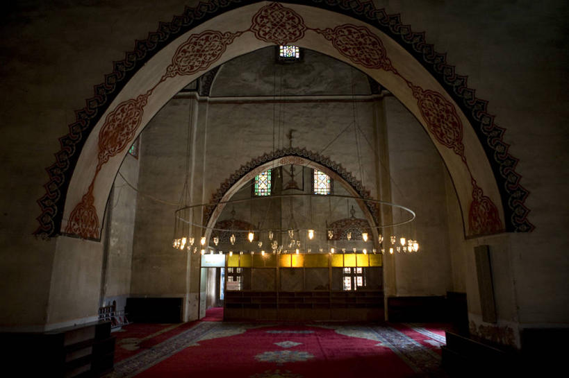 无人,横图,室内,白天,地毯,建筑,欧洲,拱门,摄影,照亮,伊斯兰教,清真寺,水晶吊灯,中东文化,伊斯坦布尔,彩图