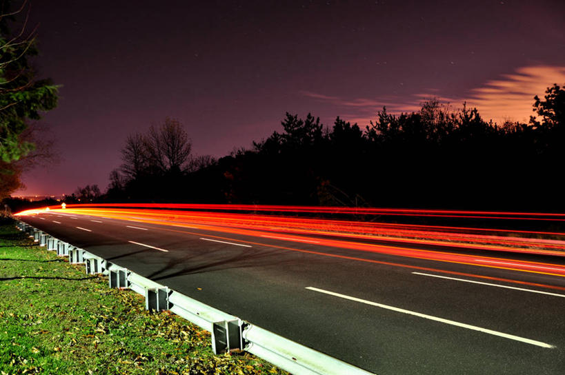 无人,横图,室外,长时间曝光,旅途,美国,交通,黄昏,运输,摄影,尾灯,迅速,照亮,剪影,长岛,纽约州,彩图,旅行