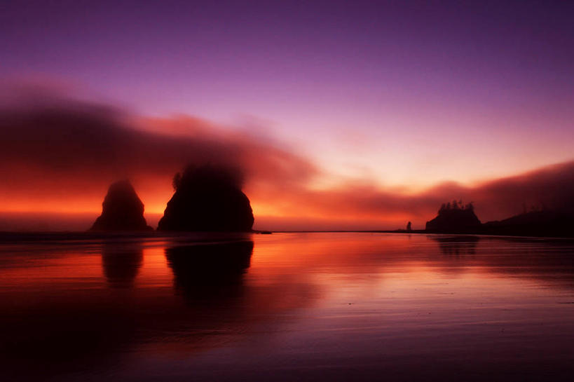 无人,公园,横图,室外,海洋,日落,华盛顿,美国,反射,风景,自然,摄影,宁静,北美,北美洲,国家公园,美洲,剪影,华盛顿州,奥林匹克国家公园,常绿之州,常青州,北亚美利加洲,亚美利加洲,奥林匹克半岛,奥林匹克山脉,岩石,彩图,美利坚合众国