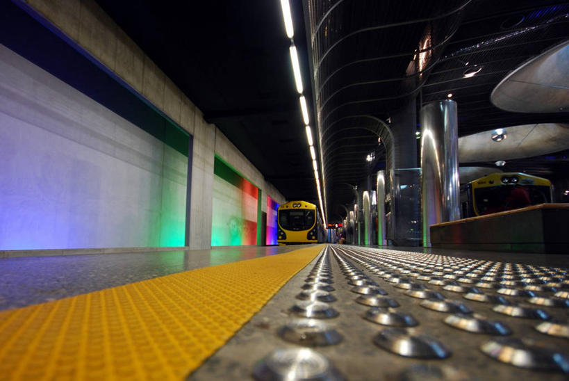 无人,火车站,横图,室内,建筑,火车,车站,新西兰,光束,站台,现代,月台,运输,摄影,照亮,彩图,铁路车站,铁路站