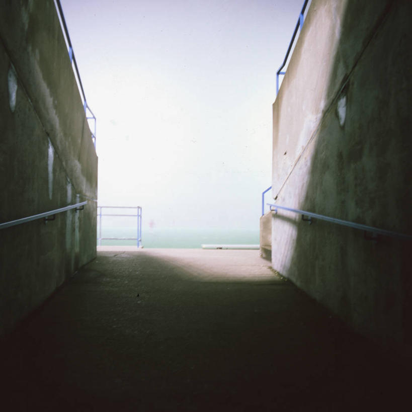 无人,方图,室外,白天,神秘,雾,建筑,加拿大,树荫,体育场,摄影,面板,多伦多,安大略省,彩图