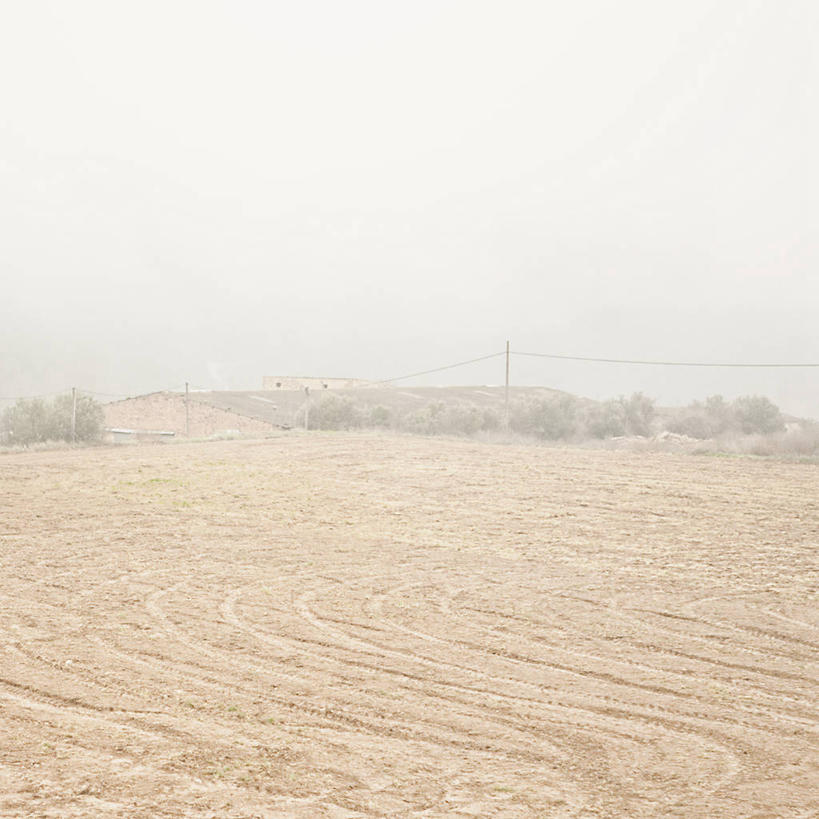 无人,方图,室外,白天,留白,农业,雾,准备,弯曲,田地,乡村,摄影,莱里达省,彩图,输电塔