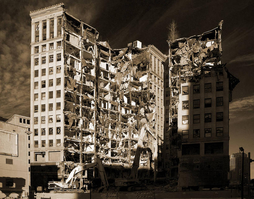 无人,横图,室外,白天,建筑,美国,树荫,历史,摄影,北美,北美洲,毁坏,美洲,毁灭,北亚美利加洲,亚美利加洲,密歇根,密歇根州,貂熊州,狼獾之州,狼獾州,底特律,彩图,美利坚合众国