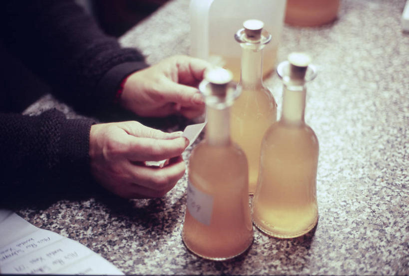 成年人,一个人,横图,室内,白天,化妆,英国,仅一个女性,标签,大理石,拿着,饮食,瓶子,人体,摄影,褪色,创造力,利口酒,手臂,彩图,传统文化