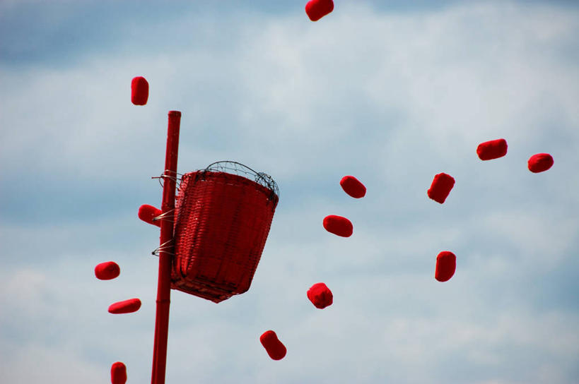 无人,横图,室外,白天,日本,许多,篮子,云,很多,半空,杆,摄影,福冈,想法,彩图