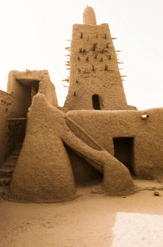 无人,竖图,室外,白天,建筑,马里,历史,摄影,泥,伊斯兰教,清真寺,彩图,传统文化,联合国教科文组织,过去