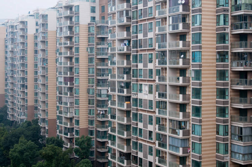 无人,横图,俯视,室外,白天,阳台,城市,建筑,南京,公寓,浙江省,摄影,彩图,高角度拍摄,居住区